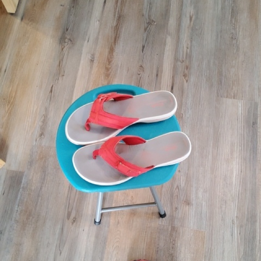 Coral Flip Flop Sandals